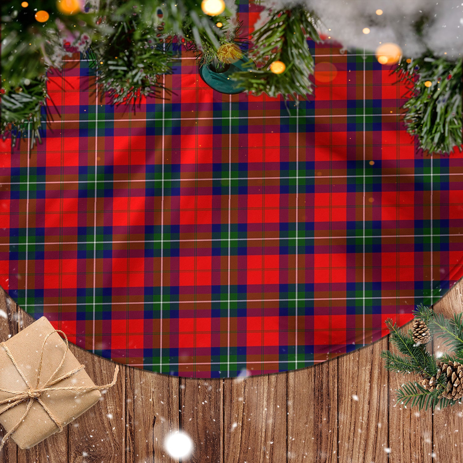 Ruthven Tartan Christmas Tree Skirt - Tartan Vibes Clothing
