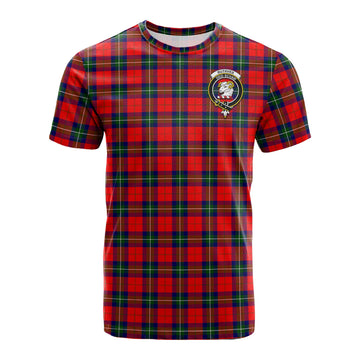 Ruthven Tartan T-Shirt with Family Crest