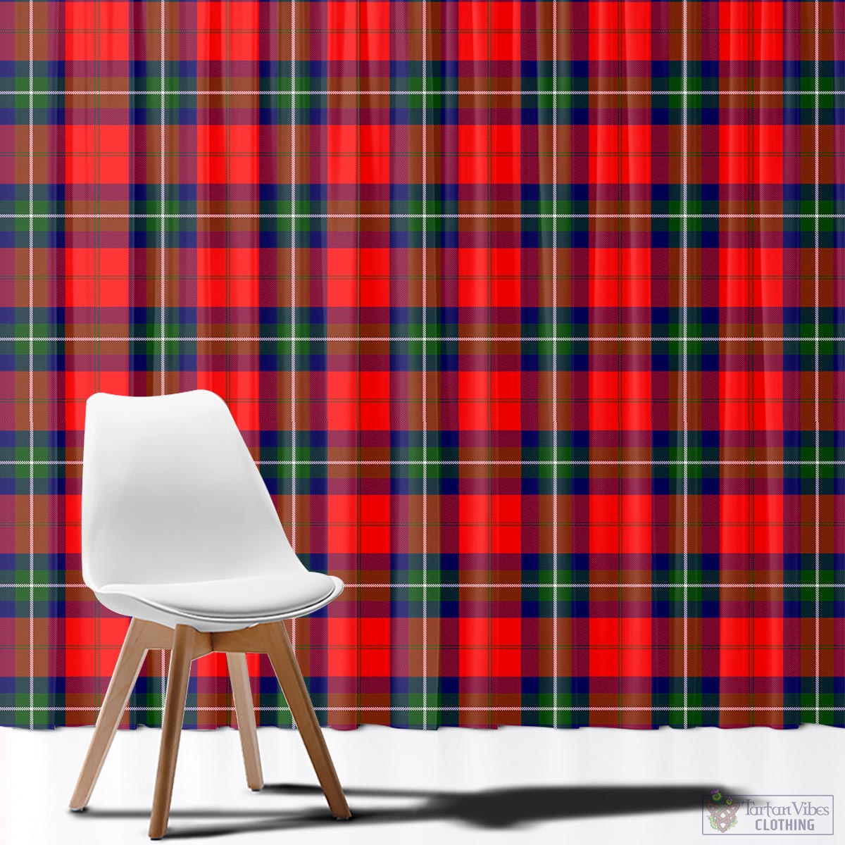 Ruthven Modern Tartan Window Curtain