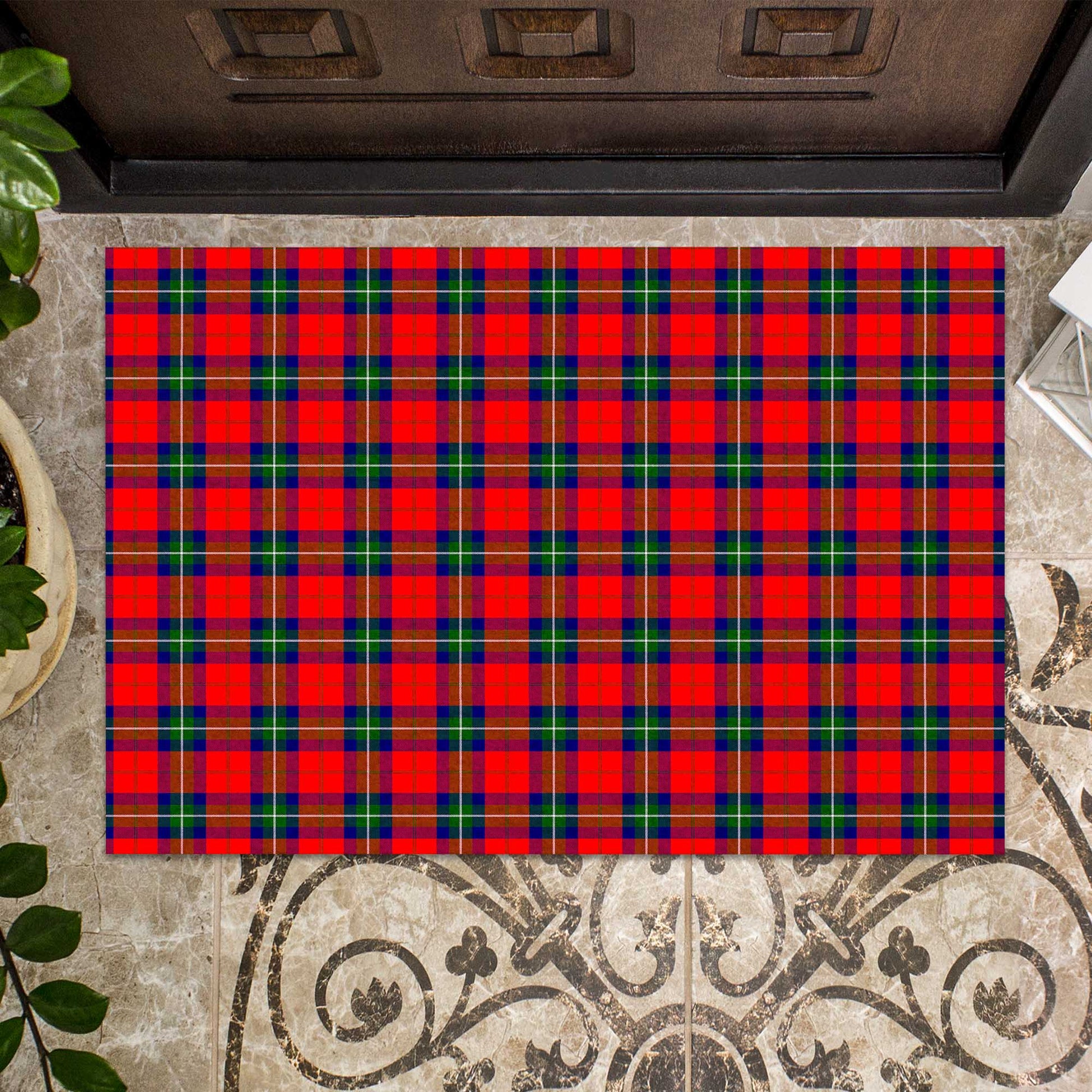 Ruthven Tartan Rubber Doormat - Tartan Vibes Clothing