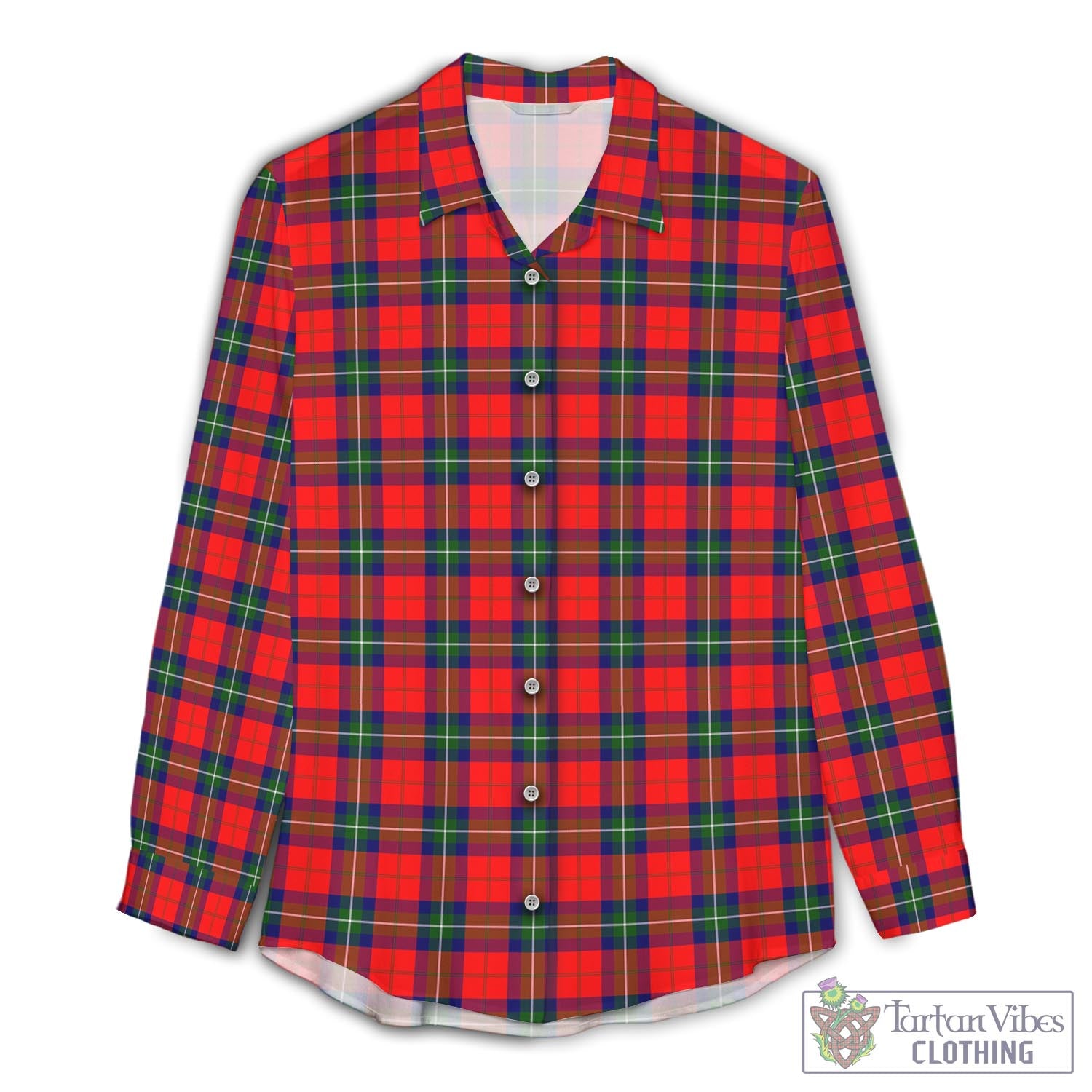 Ruthven Tartan Women's Casual Shirt - Tartan Vibes Clothing