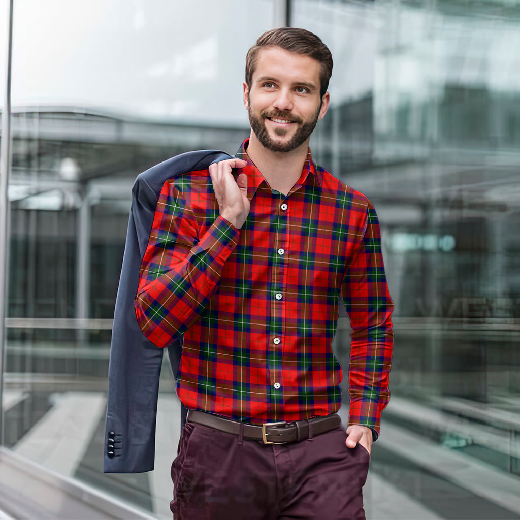 Ruthven Tartan Long Sleeve Button Up Shirt - Tartan Vibes Clothing