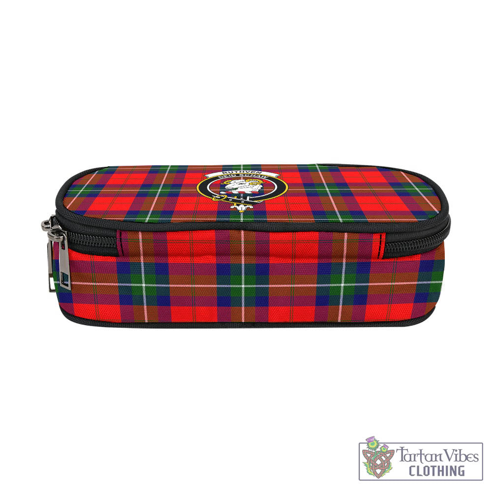 Ruthven Tartan Pen and Pencil Case with Family Crest - Tartan Vibes Clothing