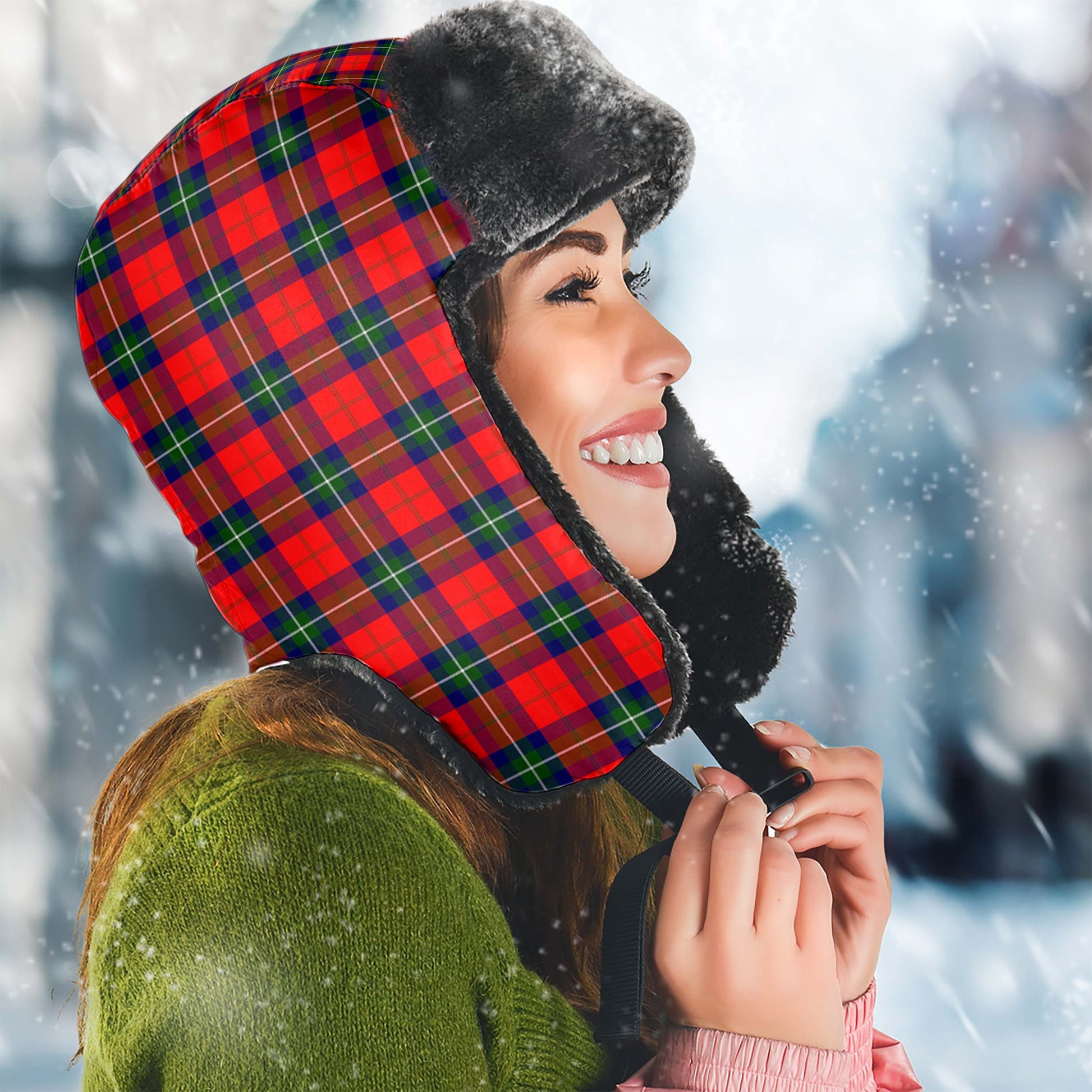 Ruthven Tartan Winter Trapper Hat - Tartan Vibes Clothing