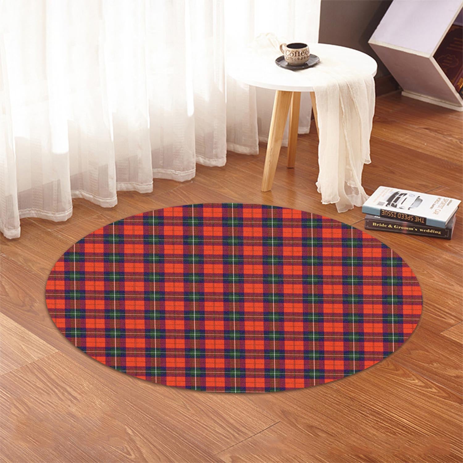 Ruthven Tartan Round Rug - Tartan Vibes Clothing