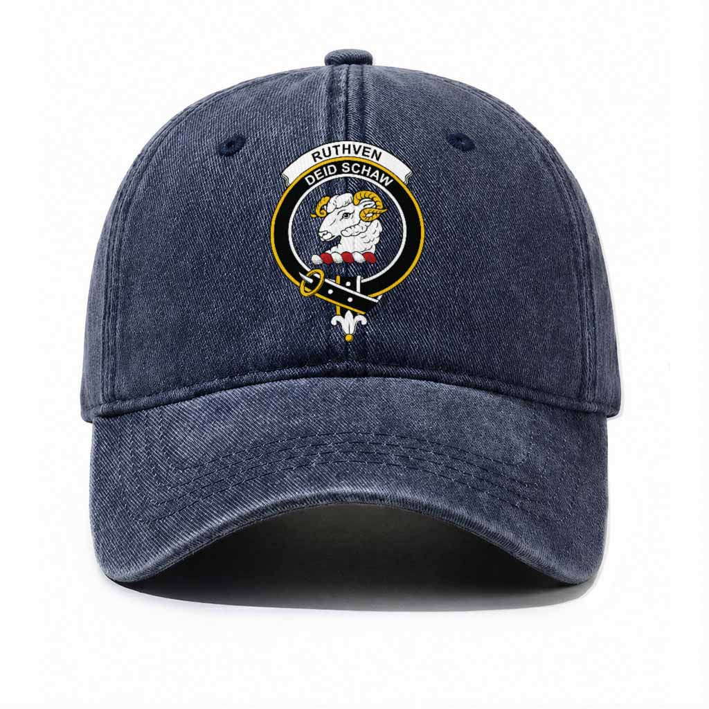 Ruthven Scottish Clan Crest Washed Baseball Cap