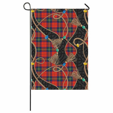 Ruthven Scottish Tartan Twisted Ropes Stylized Garden Flag 59 × 35 in (150 × 89 cm) - Tartan Vibes Clothing