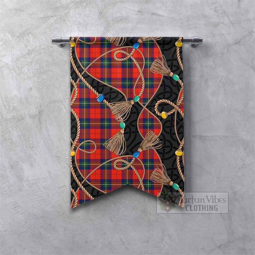 Ruthven Scottish Tartan Twisted Ropes Stylized Gonfalon