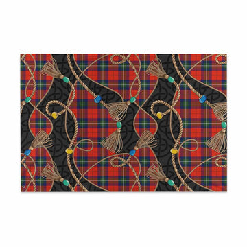 Ruthven Scottish Tartan Twisted Ropes Stylized House Flag 48*72 inch (120*180 cm) - Tartan Vibes Clothing