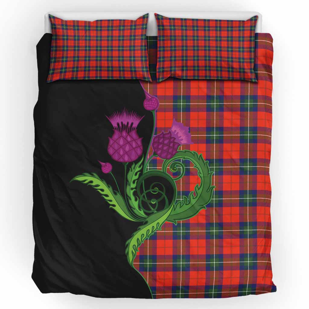 Ruthven Tartan Bedding Set Traditional Scottish Thistle UK Bedding Set UK King 91*87 inch - Tartan Vibes Clothing