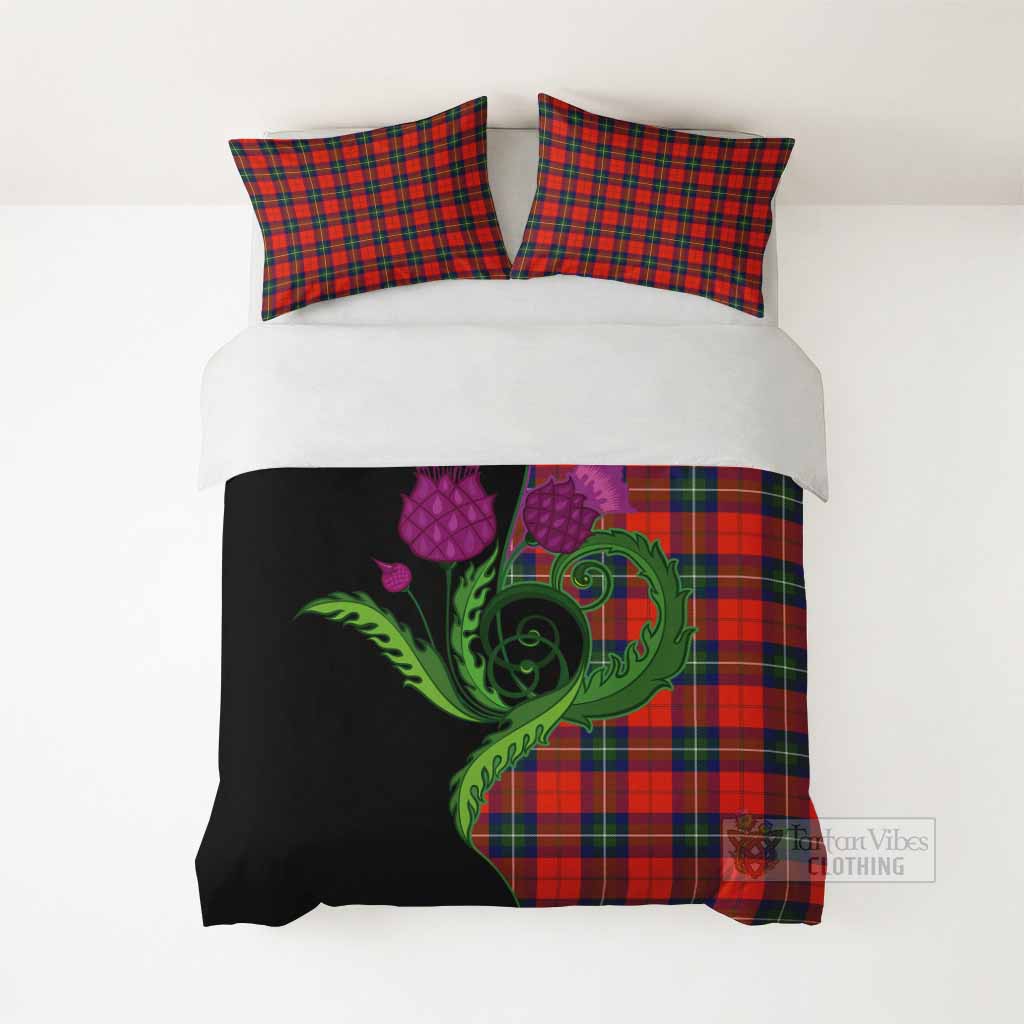 Ruthven Tartan Bedding Set Traditional Scottish Thistle - Tartan Vibes Clothing