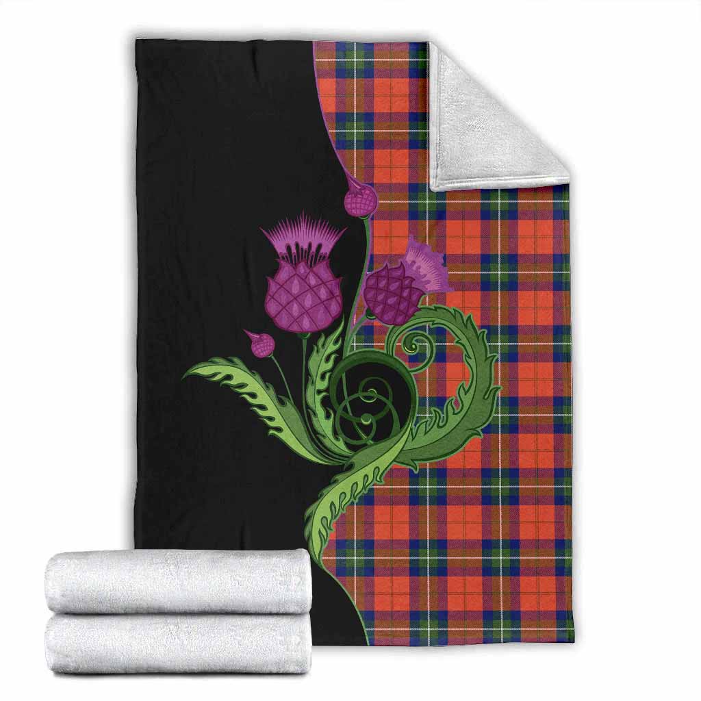 Ruthven Tartan Blanket Traditional Scottish Thistle X-Large 59 x 79 inches 150 x 200 cm - Tartan Vibes Clothing