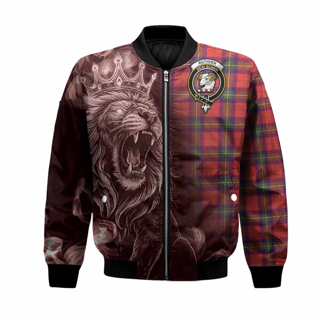 Ruthven Tartan Bomber Jacket Roaring Lion Heritage
