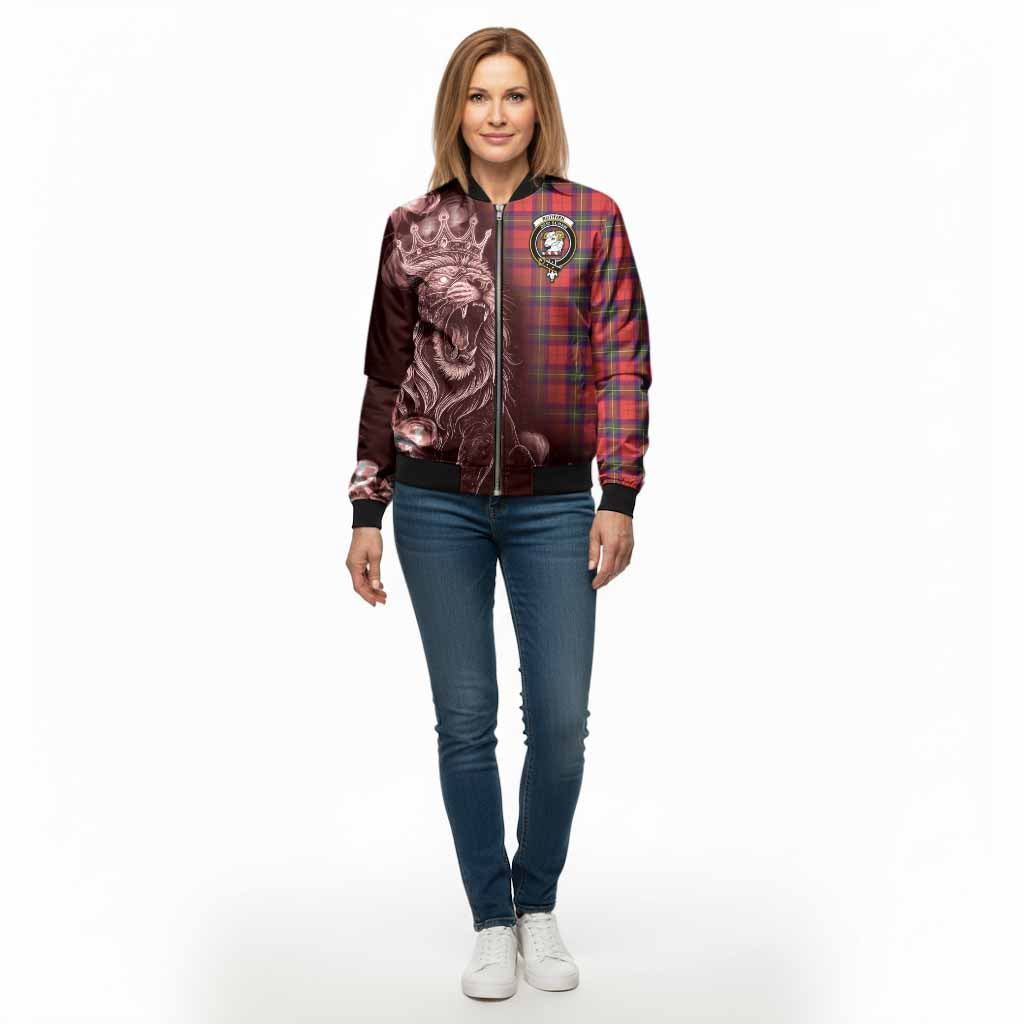 Ruthven Tartan Bomber Jacket Roaring Lion Heritage