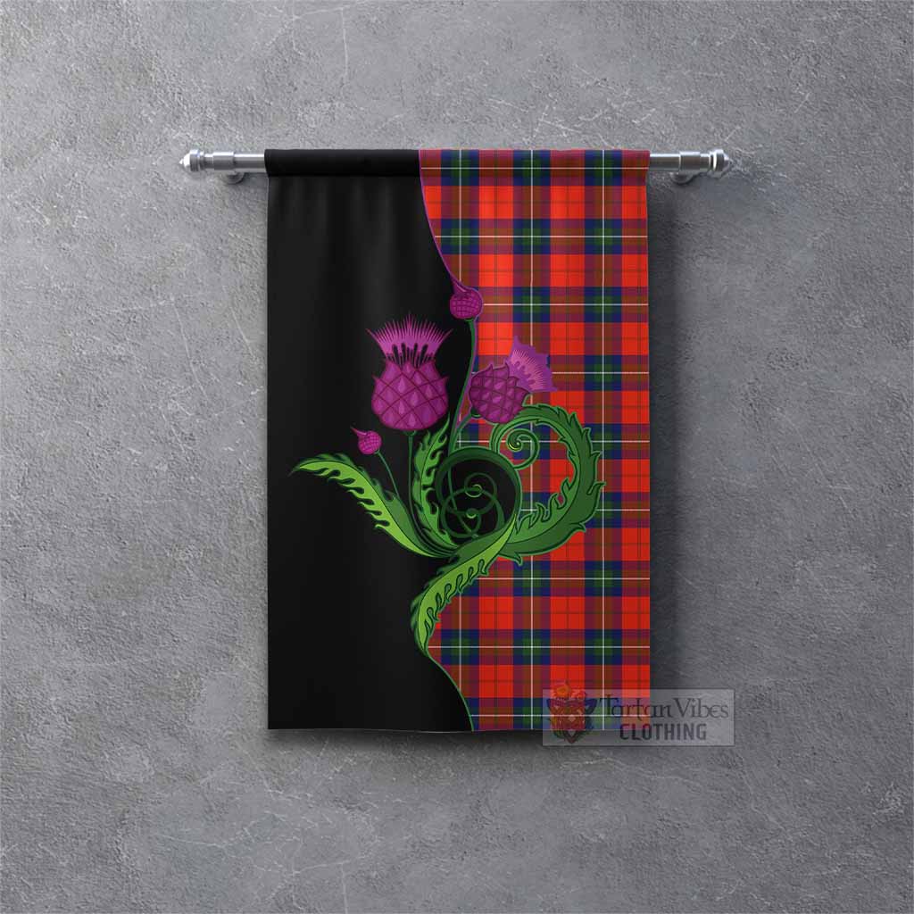 Ruthven Tartan Gonfalon Traditional Scottish Thistle Rectangle - Tartan Vibes Clothing
