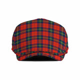 Ruthven Tartan Jeff Cap, Tartan Flat Cap Jeff Hat - Tartan Vibes Clothing