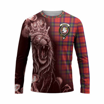 Ruthven Tartan Long Sleeve T-Shirt Roaring Lion Heritage