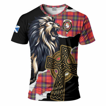 Ruthven Tartan Scottish T-Shirt Lion Celtic Heritage
