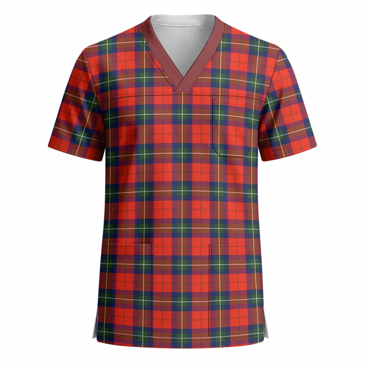 Ruthven Tartan Scrub Top - Tartan Vibes Clothing
