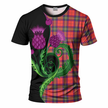 Ruthven Tartan T-Shirt Traditional Scottish Thistle