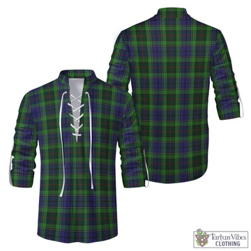 Rutledge Tartan Men's Scottish Traditional Jacobite Ghillie Kilt Shirt