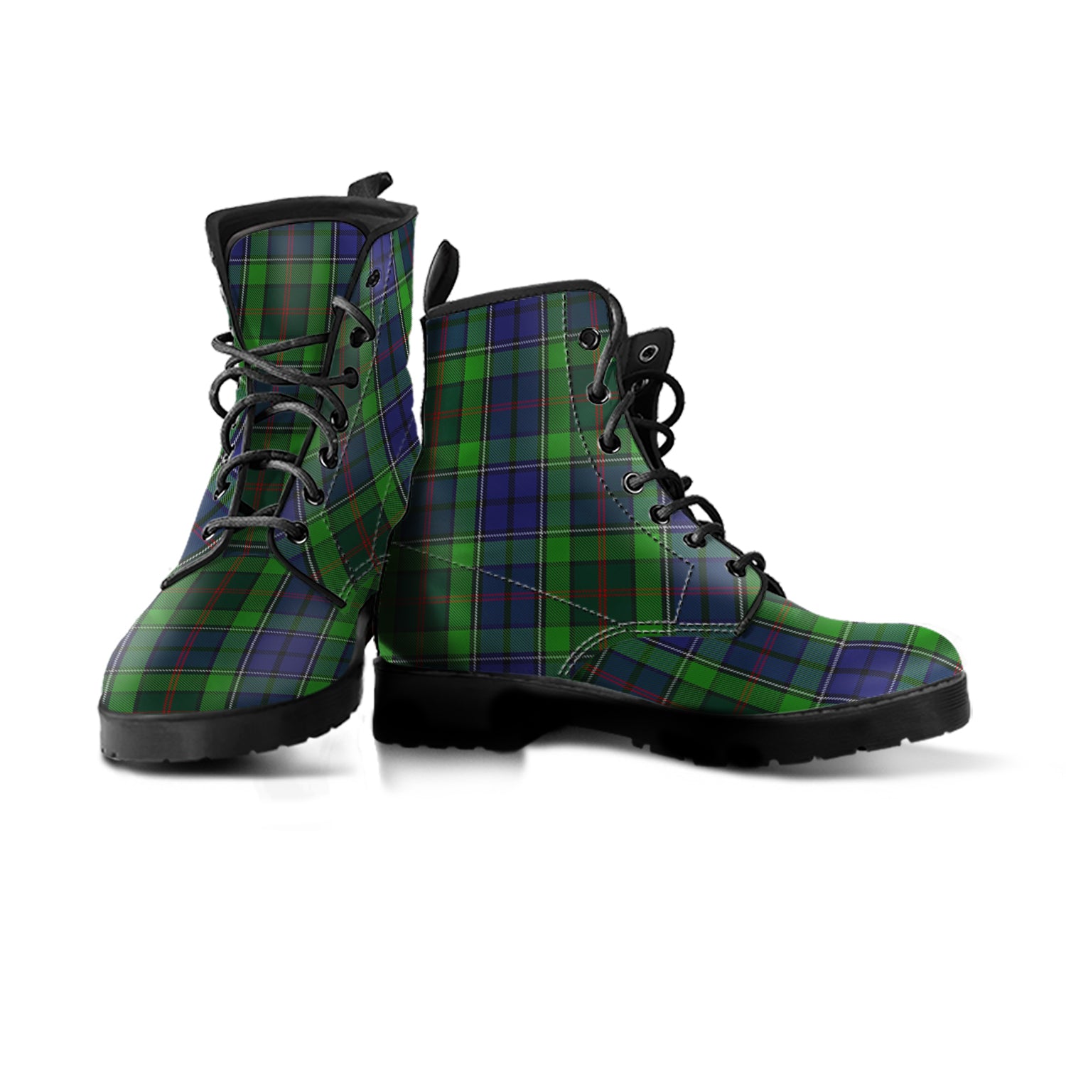 Rutledge Tartan Leather Boots Men' Boots - Tartan Vibes Clothing