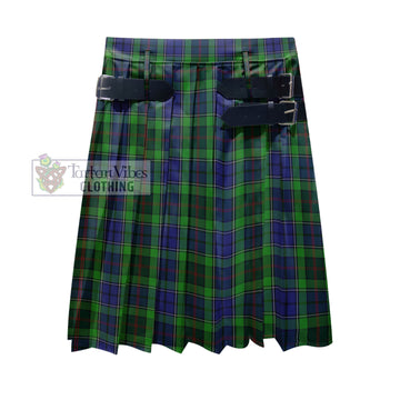 Rutledge Tartan Men's Pleated Skirt - Fashion Casual Retro Scottish Kilt Style