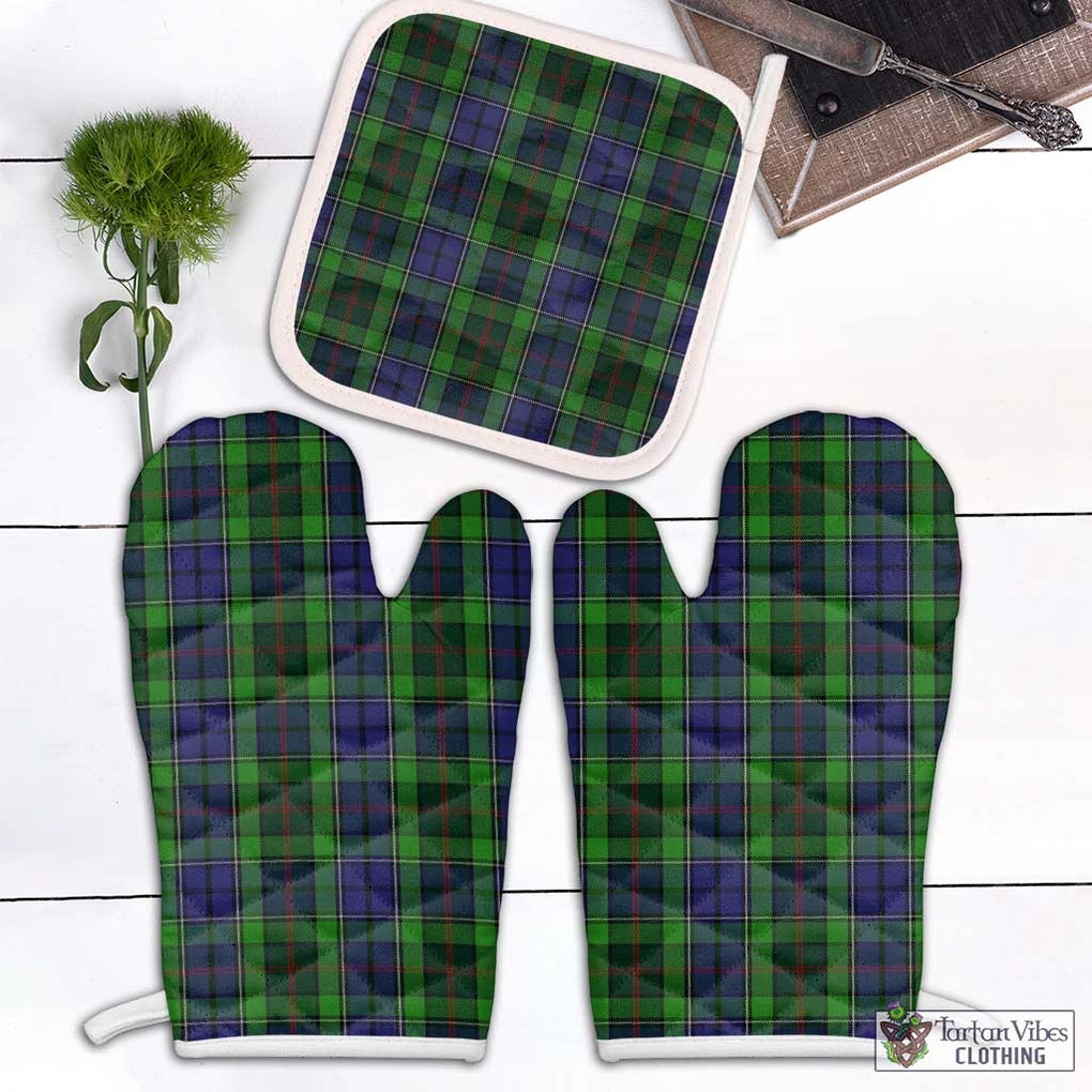 Rutledge Tartan Combo Oven Mitt & Pot-Holder Combo 1 Oven Mitt & 1 Pot-Holder White - Tartan Vibes Clothing