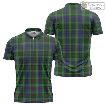 Rutledge Tartan Zipper Polo Shirt