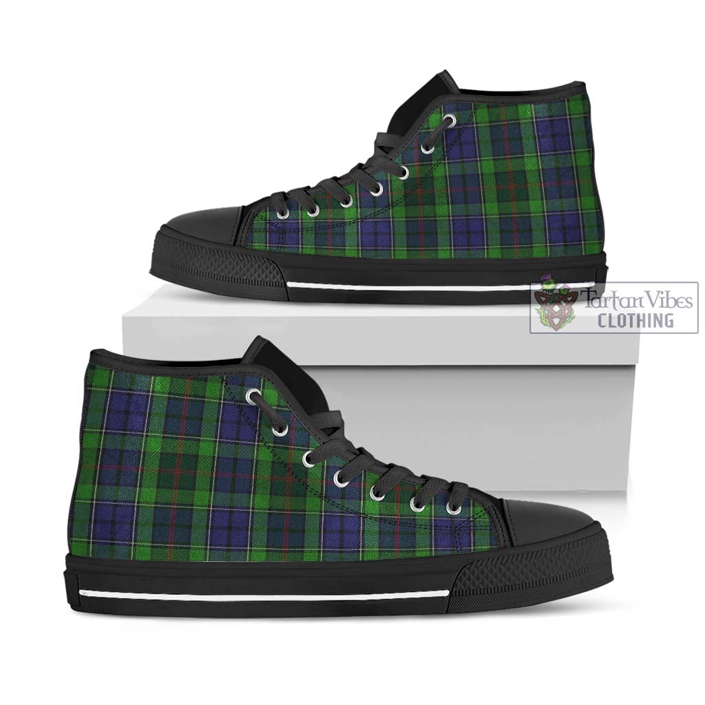 Rutledge Tartan High Top Shoes - Tartan Vibes Clothing