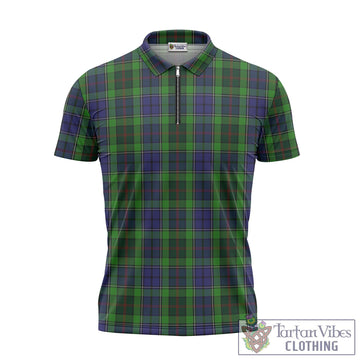 Rutledge Tartan Zipper Polo Shirt