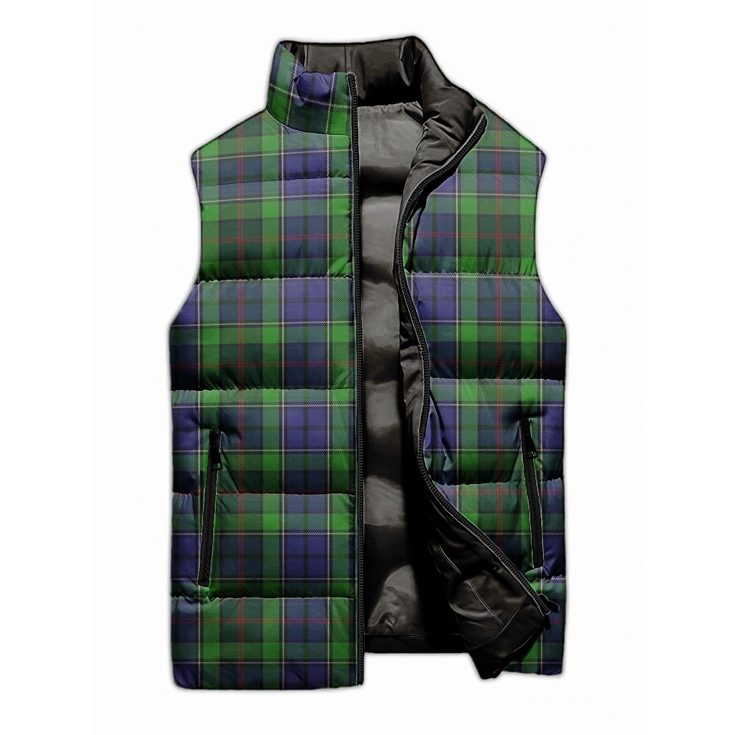 Rutledge Tartan Sleeveless Puffer Jacket - Tartanvibesclothing
