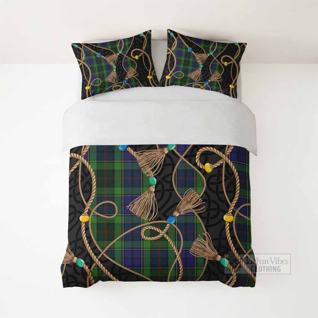 Rutledge Scottish Tartan Twisted Ropes Stylized Bedding Set - Tartan Vibes Clothing