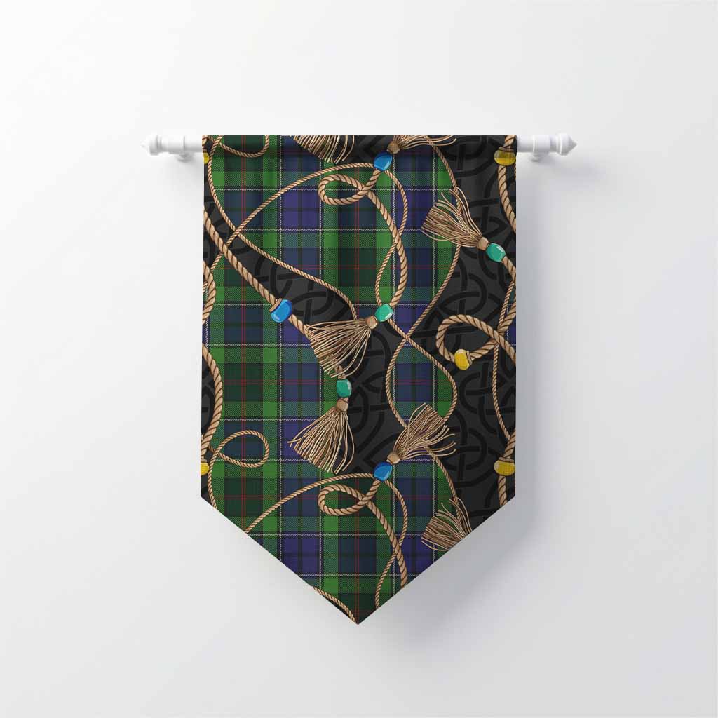 Rutledge Scottish Tartan Twisted Ropes Stylized Gonfalon Chevron - Tartan Vibes Clothing