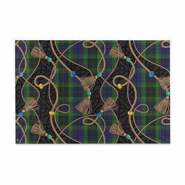 Rutledge Scottish Tartan Twisted Ropes Stylized House Flag 48*72 inch (120*180 cm) - Tartan Vibes Clothing