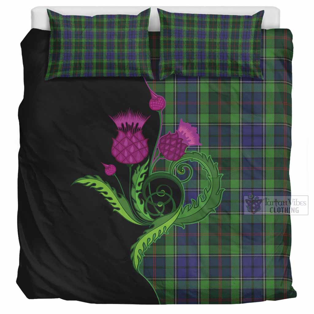 Rutledge Tartan Bedding Set Traditional Scottish Thistle UK Bedding Set UK Super King 104*94 inch - Tartan Vibes Clothing