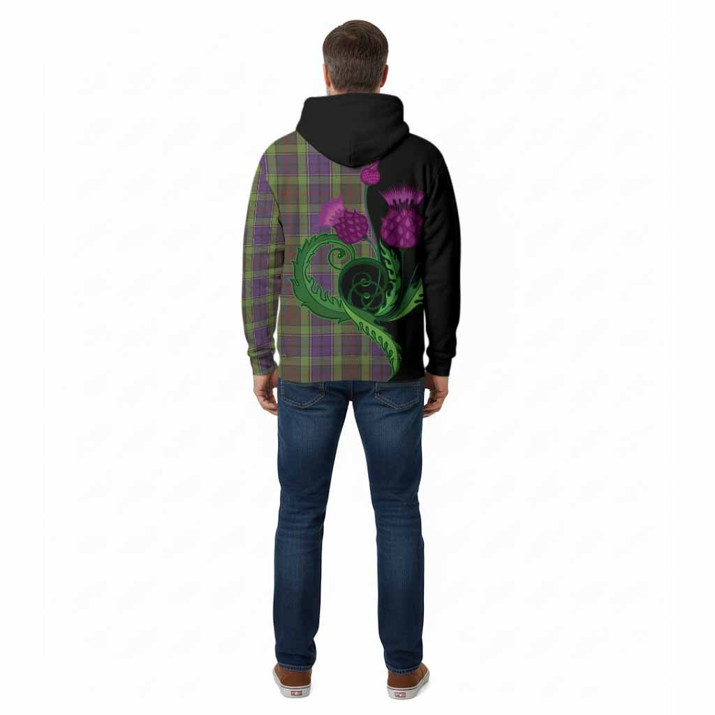 Rutledge Tartan Cotton Hoodie Traditional Scottish Thistle