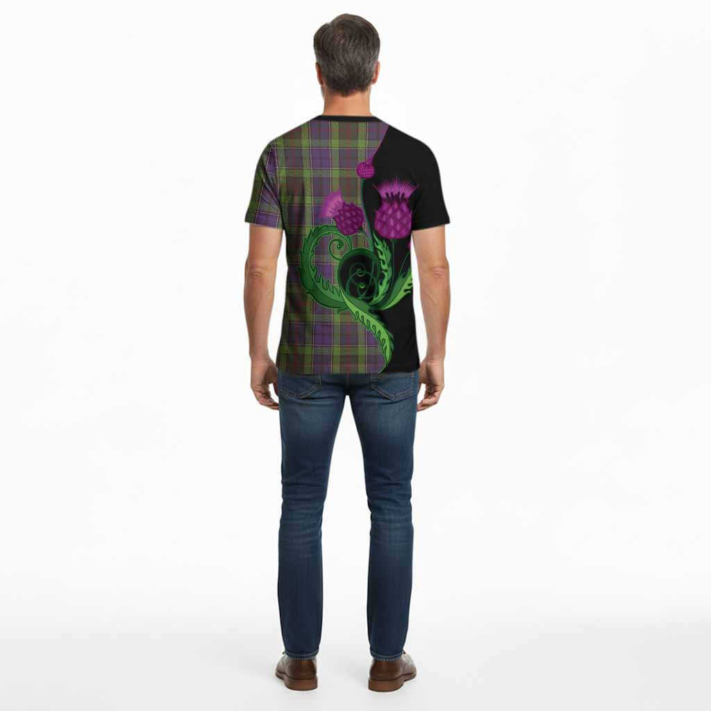 Rutledge Tartan Cotton T-shirt Traditional Scottish Thistle