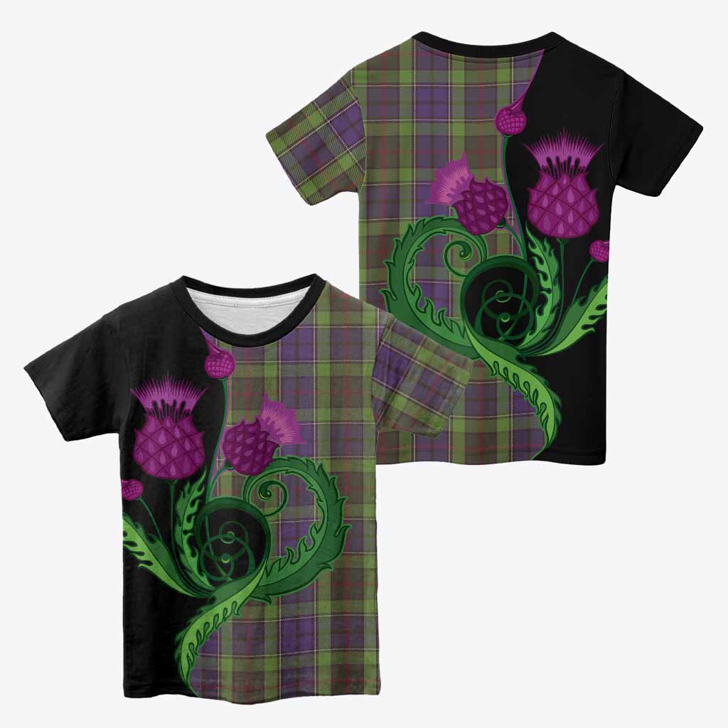 Rutledge Tartan Kid T-shirt Traditional Scottish Thistle