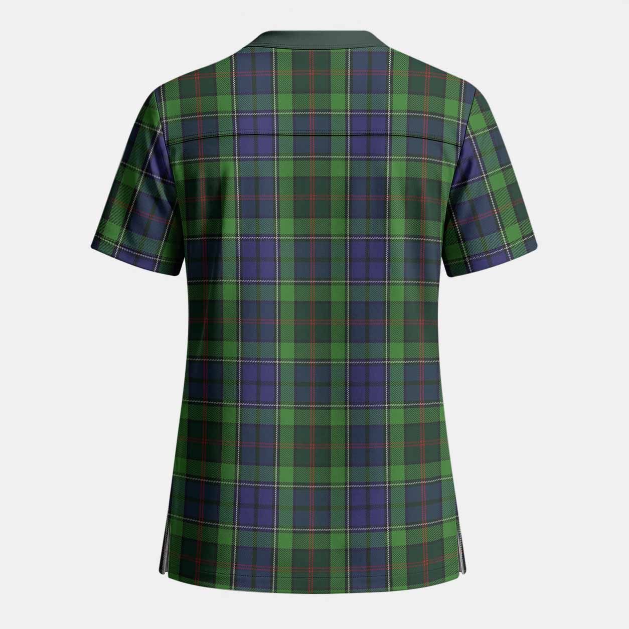 Rutledge Tartan Scrub Top - Tartan Vibes Clothing