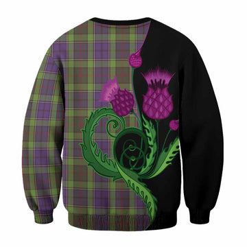 Rutledge Tartan Sweatshirt Traditional Scottish Thistle