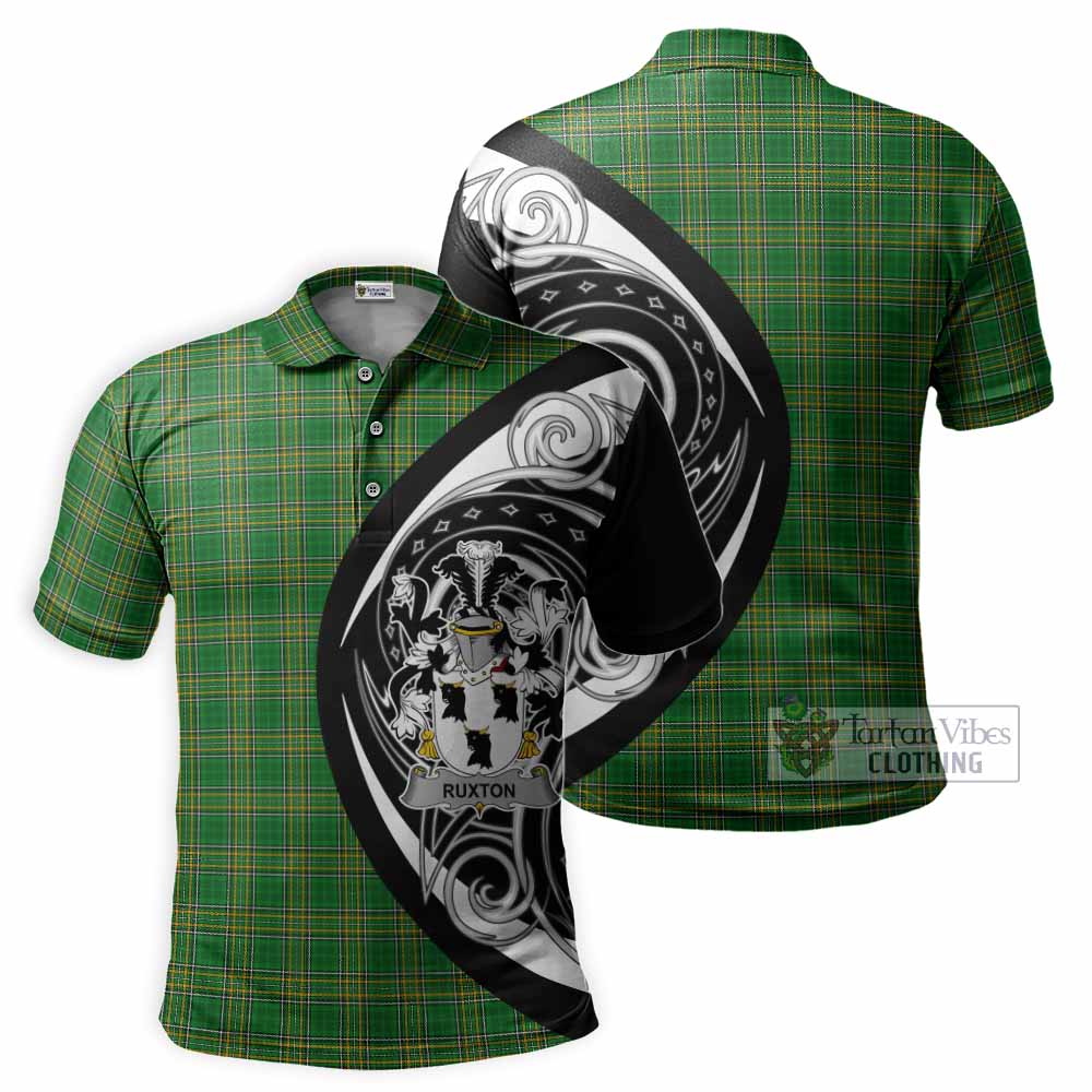 Ruxton Irish Clan Polo Shirt Celtic Circle Style - Tartan Vibes Clothing