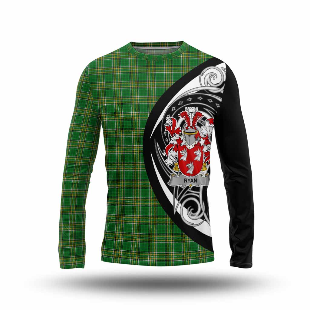 Ryan Irish Clan Long Sleeve T-Shirt Celtic Circle Style Unisex - Tartan Vibes Clothing