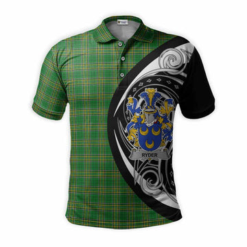 Ryder Irish Clan Polo Shirt Celtic Circle Style