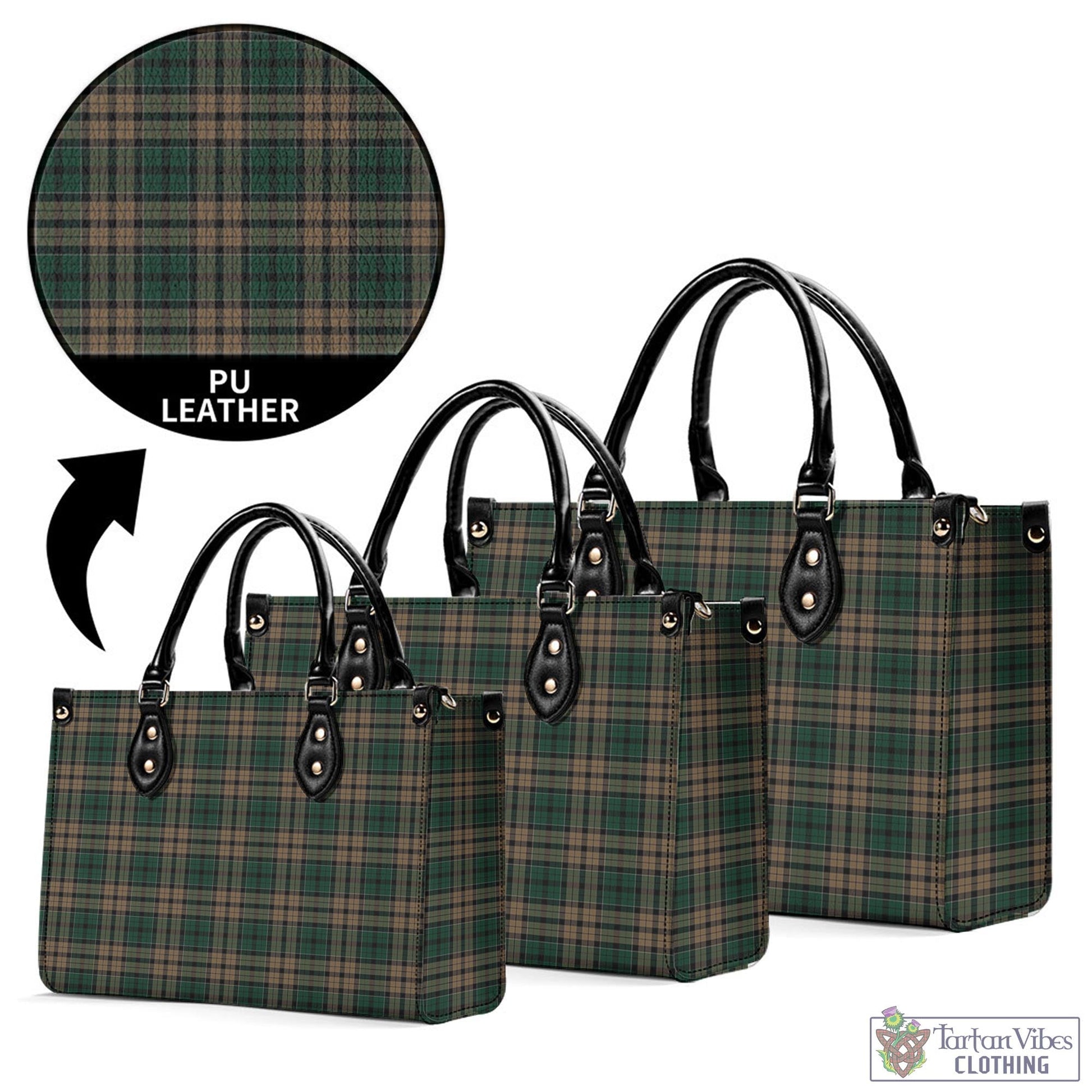 Sackett Tartan Luxury Leather Handbags - Tartan Vibes Clothing