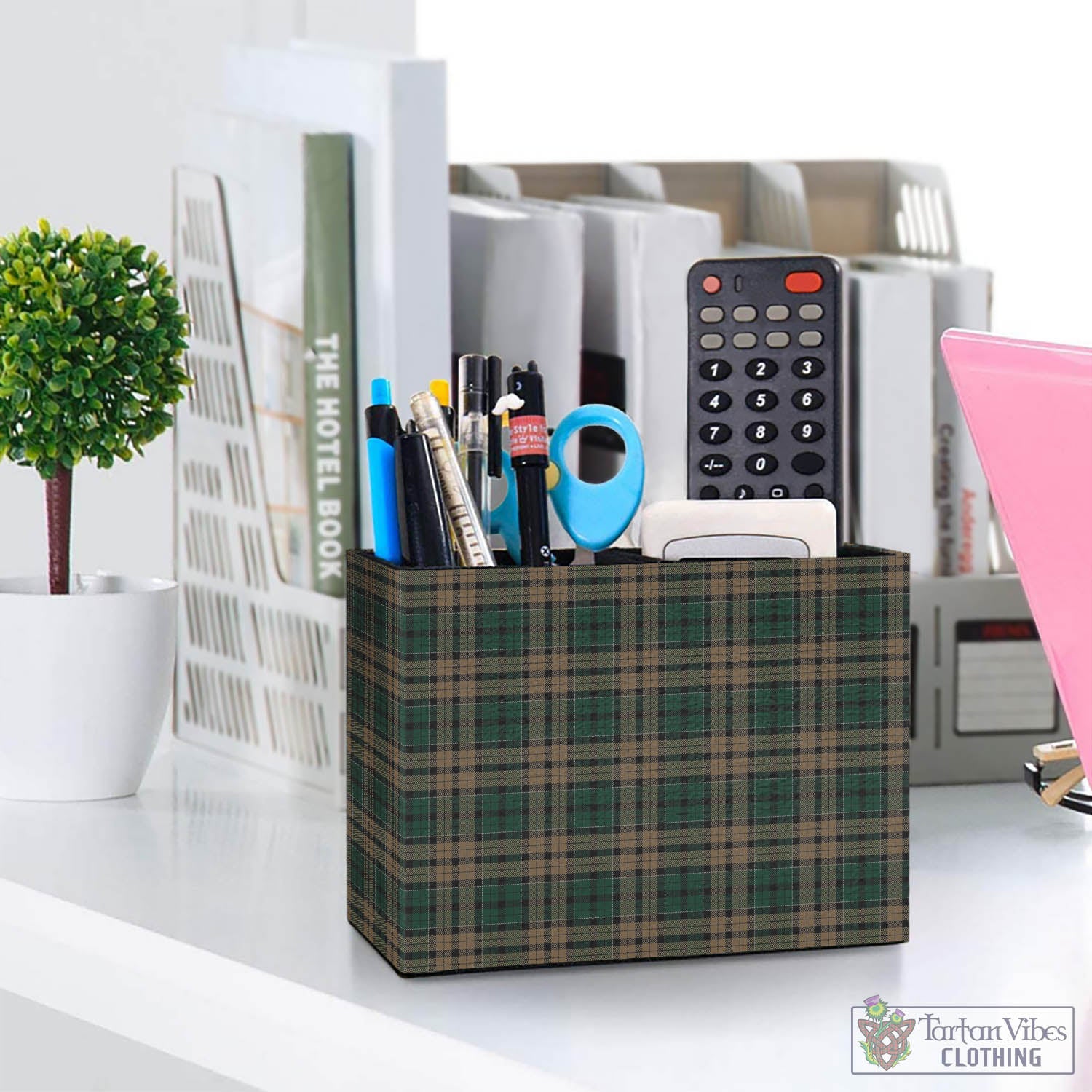 Sackett Tartan Pen Holder One Size 5.9"(L)*2.7"(W)*4.3"(H) - Tartan Vibes Clothing