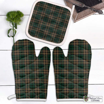 Sackett Tartan Combo Oven Mitt & Pot-Holder Combo 2 Oven Mitt & 1 Pot-Holder Black - Tartan Vibes Clothing