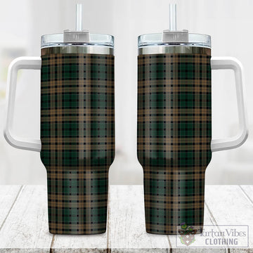 Sackett Tartan Tumbler with Handle One Size 40 OZ - Tartan Vibes Clothing