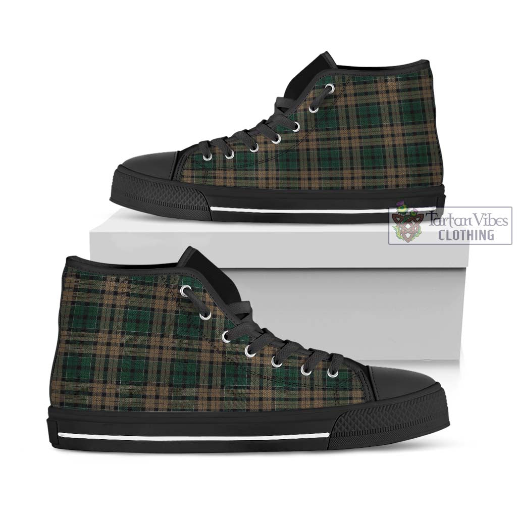 Sackett Tartan High Top Shoes - Tartan Vibes Clothing