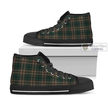 Sackett Tartan High Top Shoes - Tartan Vibes Clothing
